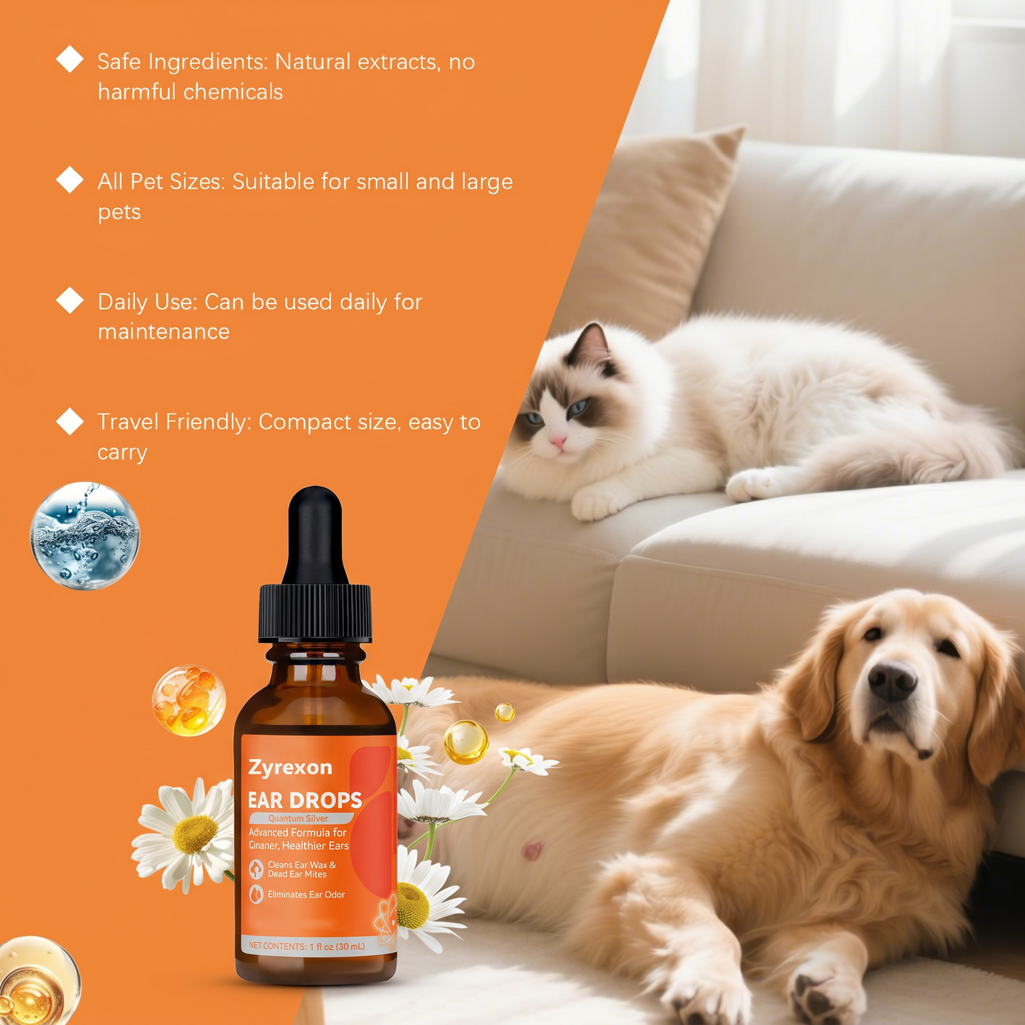 Keep Your Pet’s Ears Clean, Healthy & Comfortable